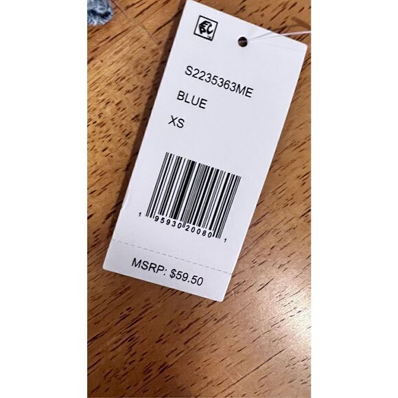 WEATHERPROOF VINTAGE TOP BLUE WOMENS SIZE XS P1-282 - Picture 7 of 14